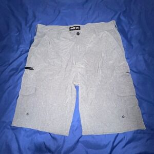 Iron Co. Men's 38 Cargo Shorts Quick Dry Gray